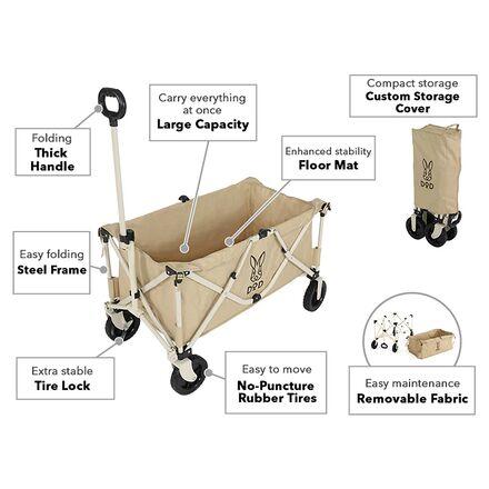 DOD Outdoors Uma Folding Wagon - Overlanding