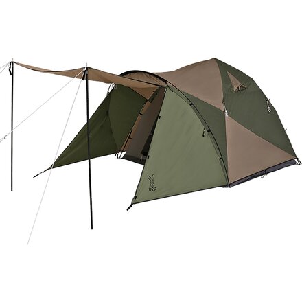 zelt für 4 personen kaufen TIMBER RIDGE Stehhöhe 190cm Camping Zelt Wasserdicht Sport & Freizeit Size:M (8) Schacht-Markise seilgeführt I HELLA iKamper 3.0