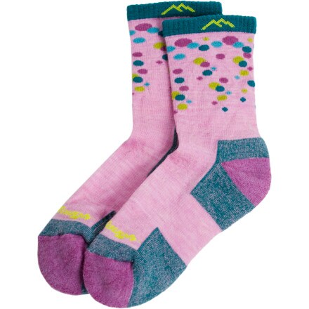 Darn Tough Merino Wool Eliza Dots Boot Cushion Hiking Sock - Girls ...