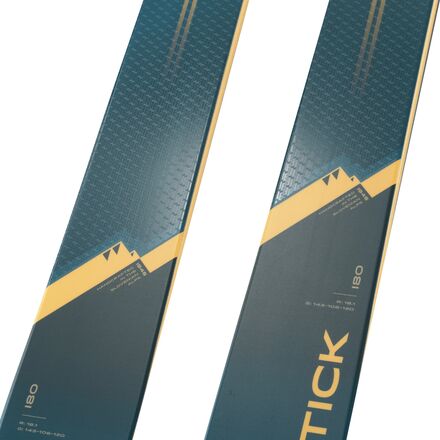 Elan Ripstick 106/180スキー板、ビンディング、ポール、シール Elan Ripstick 106/180スキー板、ビンディング、ポール、シール
