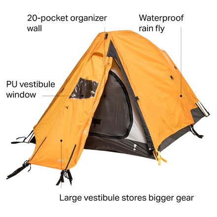 Eureka! Alpenlite 2XT Tent: 2-Person 4-Season - Hike & Camp