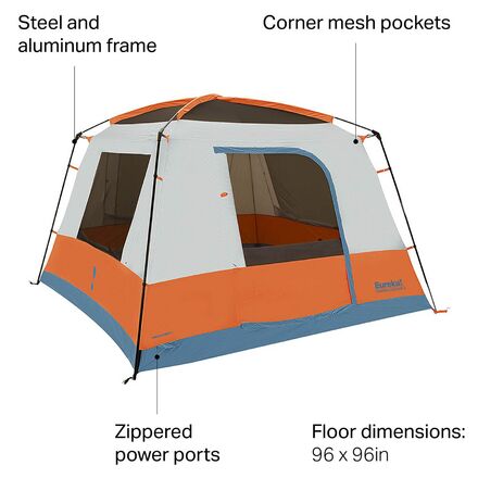 Eureka! Copper Canyon LX Tent: 3-Season 4-Person - Hike & Camp