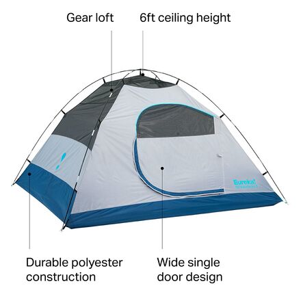 Eureka! Tetragon NX 5-Person Camping Tent Eureka Tetragon NX 5 Person Tent at Hilton\u0027s Tent City Cambridge, MA