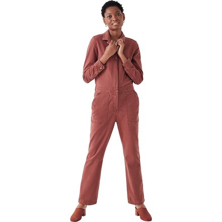 Faherty Overland Twill Jumpsuit - Women's - Clothing