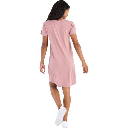 chinese dress ladies Neon Pink T-Shirt Dress main image 1