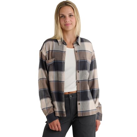 Free Fly Seawool Oversized Flannel Shirt - Women's - Clothing