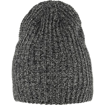 Fjällräven Övik Melange Beanie – Unisex Acoustic Folded Beanie In Black