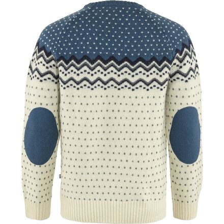 Fjallraven Men's Ovik Knit Sweater - XL - Chalk White / Indigo Blue