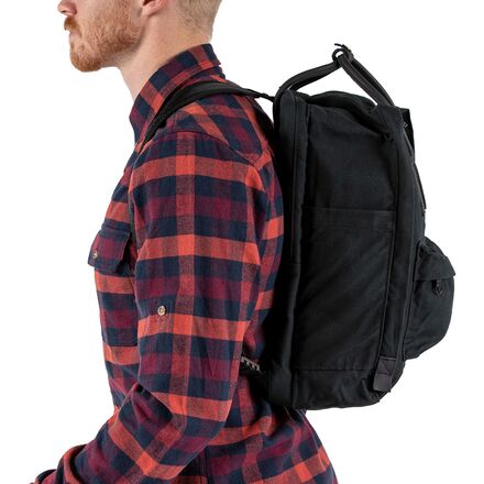 Fjallraven Kanken No.2 Black 15in Laptop Backpack