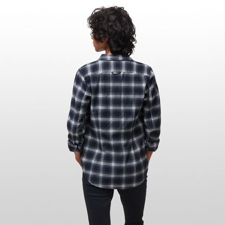 (取寄) フェールラーベン レディース フランネル シャツ Fjllrven women Fjallraven Ovik Flannel Shirt Dark Navy Fjällräven Women's Ovik Flannel Shirt