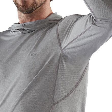 FJALLRAVEN｜ (ABISKO SUN-HOODIE M SHARK GREY (87199/016) Fjallraven Abisko Sun Hoodie - Shark Grey | Pullover Hoodies