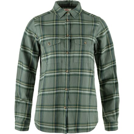 売れ筋商品|||フェールラーベン カットソー トップス レディース Ovik Heavy Flannel Shirt - Women's Chalk White/Dune Beige Fjallraven Ovik Heavy Flannel Shirt - Women's - Clothing