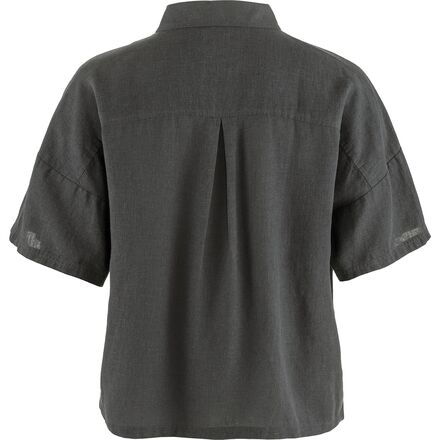売れ筋商品|||フェールラーベン カットソー トップス レディース Ovik Hemp Camp Short-Sleeve Shirt - Women's Mountain Blue Fjallraven Ovik Hemp Camp Short-Sleeve Shirt - Women's