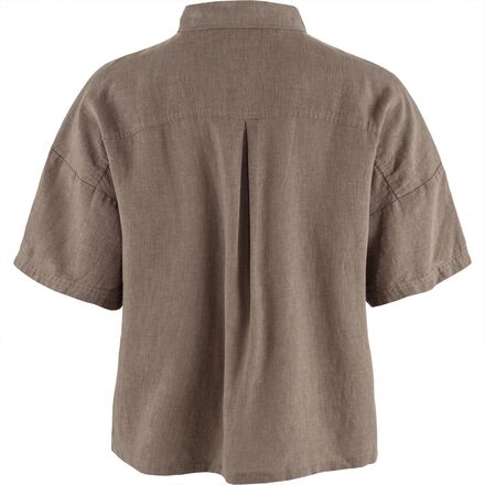 売れ筋商品|||フェールラーベン カットソー トップス レディース Ovik Hemp Camp Short-Sleeve Shirt - Women's Dark Grey Fjallraven Ovik Hemp Camp Short-Sleeve Shirt - Women's