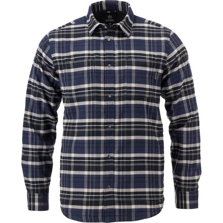 SSLR Men’s Flannel Shirt – Fleece Lined, Plaid Long Sleeve, Slim Fit, Button Down Casual