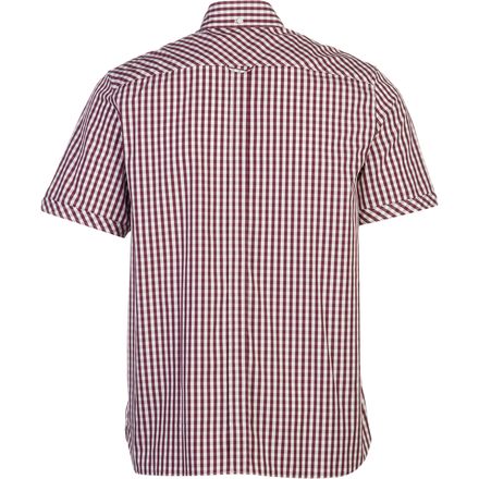 Fred Perry Gingham シャツ Gingham Shirt - Burnt Red | Men's Shirts | Designer Casual