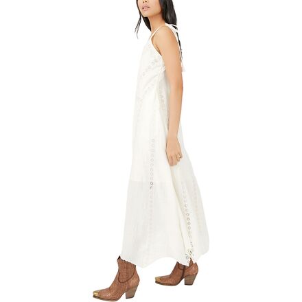 boho maxi dress white Women's Boho Monet Satin Gown main image 0