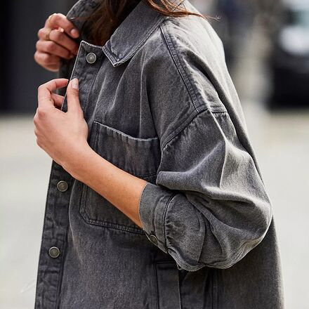 Free People Madison City Twill Jacket - Women's - Clothing