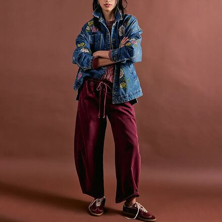 Free People Madison City Embroidered Jacket - Women's - Clothing