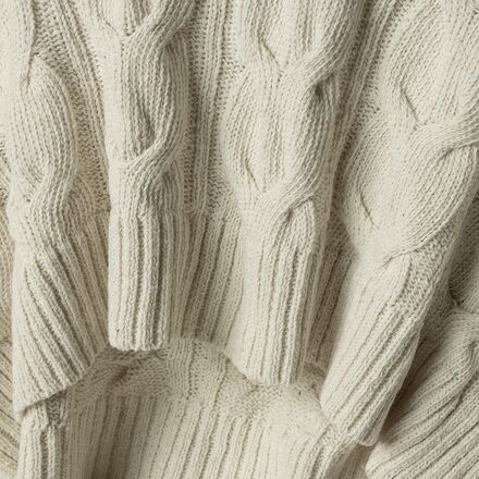 Free People Washed Cable V-Neck Sweater - Women's - Clothing