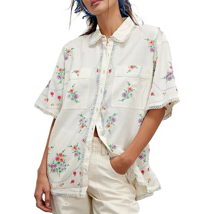 Free People Emma Embroidererd Top - Women's - Clothing