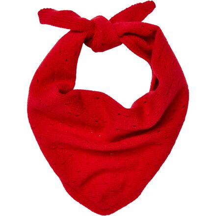 New Free People Triangle Quilt Cream Hair Scarf Hvid Cream Triangle Scarf Josephina - Wool Triangle Scarf  main image 4