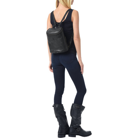 images of a mini backpack LOVEVOOK for Women - Light Weight, Waterproof, Fashion Details flip case opening into an interior Size:Petite
