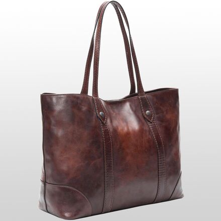 FRYE Women's Melissa Shopper Tote – Antique Pull-Up Leather, Magnetic Closure, Interior Pockets