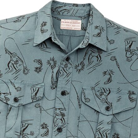 トップス FILSON SS Lt Wt Alaskan Guide Shirt US S Filson Short-Sleeve LT WT Alaskan Guide Shirt - Men's - Clothing