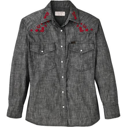 Filson Embroidered Western Shirt - Women's BlackChamW, S