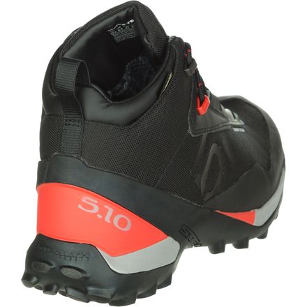 Five‎ Ten Camp Four Mid GTX Hiking Boots Men Size 13 Black Red Gore-Tex 5224 Five ten 5.10 Camp Four Goretex Mid Leather Hiking Boots  main image 2