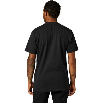 Fox Racing Shirt Clean Up Tech Short Sleeve Tee Black W/ Circle Fox