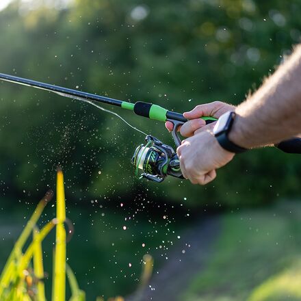 favorite fishing googan spinning combo Squad Gold Series Rod while the Medium Heavy Power gives you the backbone needed to drive hooks through plastics and pull fish away from cover Googan Squad Gold Spinning Reel