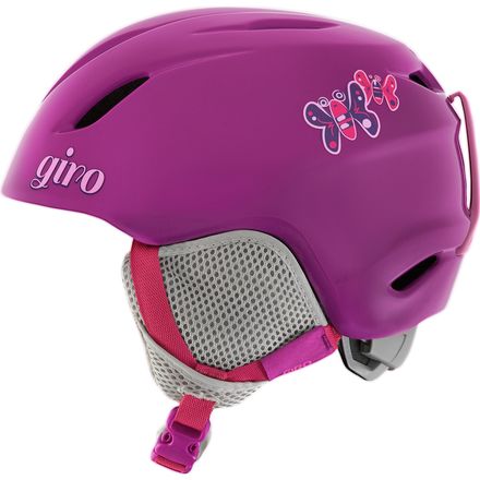 giro launch childrens snowboard ski helmet Plus Toddler - Helmet for Boys & Girls - Black/Grey Tiger Shark Buckle fastening The chin strap uses a classic buckle fastening Giro Launch Helmet - Kids'