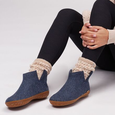 Glerups slippers store rubber sole