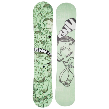 Gnu Danny Kass Dirty Habits Magnetraction Snowboard - Snowboard