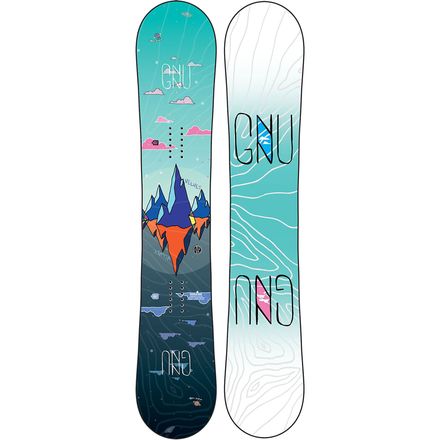 スノーボード 23/24 GNU VELVET 143cm Gnu Velvet Snowboard - Women's - Snowboard