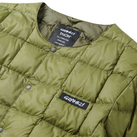taion gramicci crewneck inner down jacket