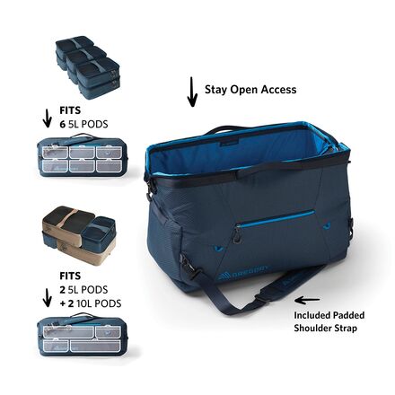 Gregory Alpaca Wide Mouth Duffel 50L - Overlanding