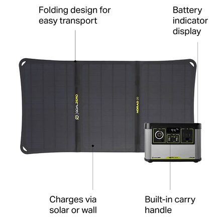 Goal Zero Yeti 200X + Nomad 20 Solar Generator Kit - Hike & Camp