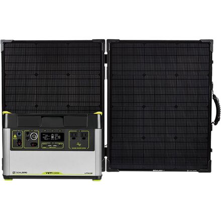 Goal Zero Yeti 1500X Solar Kit With 