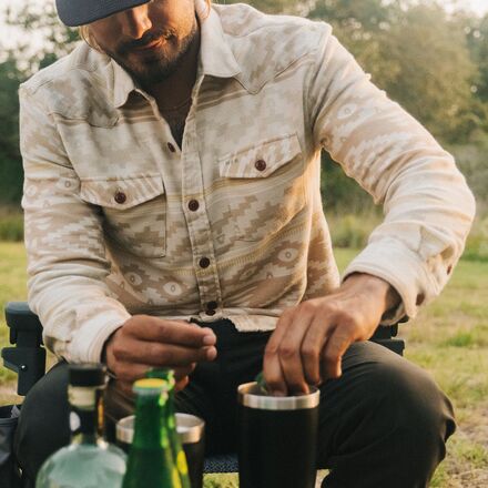 Chemise Howler Bros homme moyen à carreaux Aransas boutonnée