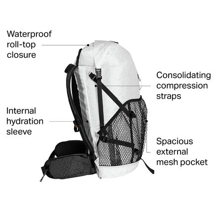 Hyperlite Mountain Gear 2400 Windrider 40l Backpack Hyperlite Mountain Gear 2400 Windrider 40l Backpack