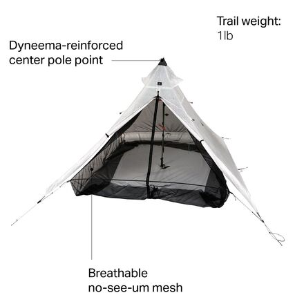 Hyperlite Mountain Gear UltaMid 4 Mesh Insert - No Floor - Hike & Camp