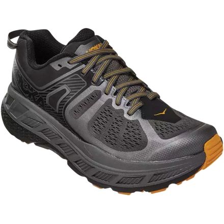 Hoka One One Stinson ATR 5 Mens US 11 Trail Running Hiking Shoes Gray/Blk Yellow Hoka One One Men main image 4