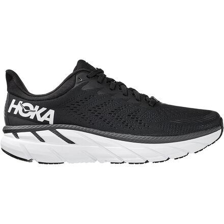 Soft and Light Hoka Mens Clifton 7 Wide Road Running Shoe 