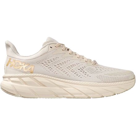 gold hoka shoes
