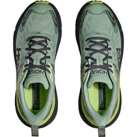 Hoka Men\'s Trail Running Shoe in Olive Green and Lime Men main image 2