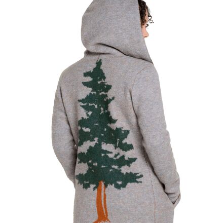 売れ筋商品|||ドード アンドコー ニット&セーター アウター レディース Merino Heartfelt Hoodie - Women's Basalt Tree Heartfelt Merino Wool Open Front Cardigan Hoodie | Toad&Co