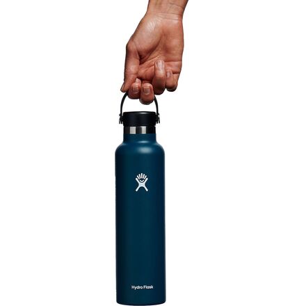 Hydro Flask 24 oz Standard Mouth Bottle with Boot, Pool Blue